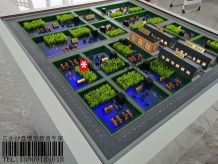 標準化池塘養殖模式沙盤模型